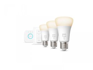 Pachet 3 Becuri LED inteligente Philips Hue A60, Bluetooth, E27