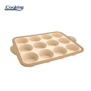 TAVA BRIOSE  DIN SILICON CU INEL METALIC 38X25.5X4 CM,