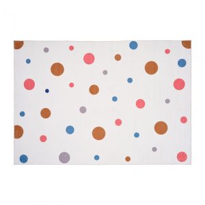 Covor printat, BUBBLE 160x230 cm, lavabil cu spate antialunecare, inaltime