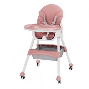 Scaun de masa 2 in 1, pliabil, roz, U-Grow