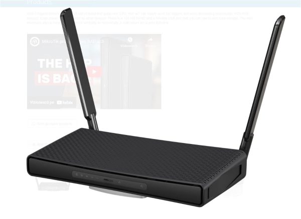 Access point Mikrotik hAP ac, Gigabit, Poe, Dual-band, WiFi 5