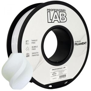 Filament 3D Proffesional Lab, Diamentru 1.75mm, Greutate: 1KG, Culoare: Alb,