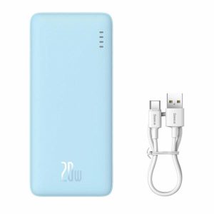 Baterie externa Baseus Airpow, 10000mAh, 20W, 1 x USB; 1
