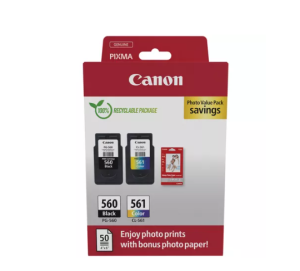 Cartus Canon PG-560/CL561 PHOTO VALUE PACK, Black, Cyan, Magenta, Yellow