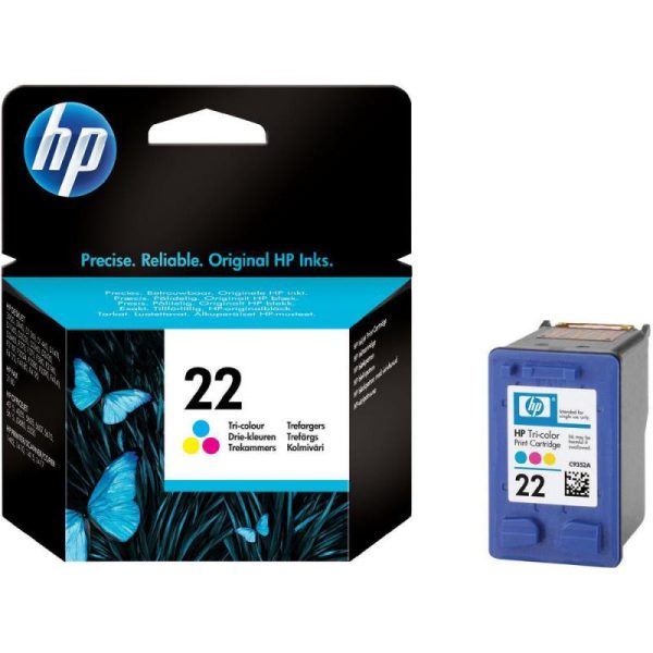 Cartus HP 22, Cyan, Magenta, Yellow