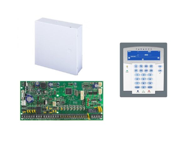 Centrala Paradox SP6000; 8 intrări de zonă sau 16 cu