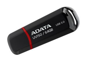 Memorie USB ADATA DashDrive UV150 64 GB, USB 3.2, Negru