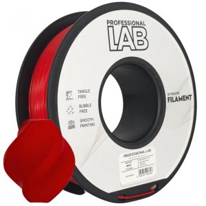 Filament 3D Proffesional Lab, Diamentru 1.75mm, Greutate: 1KG, Culoare: Rosu,