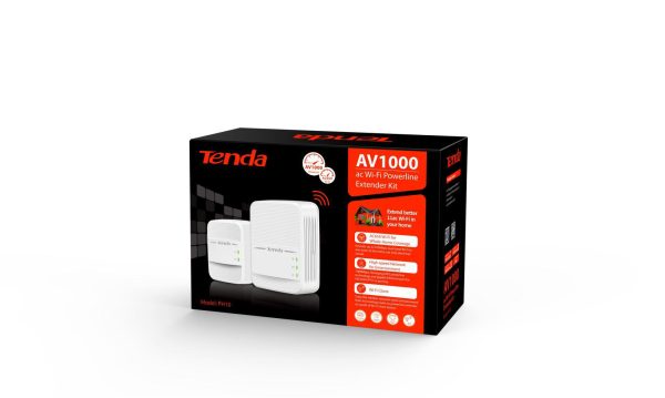 Tenda Powerline Extender Kit, PH10KIT,  AV1000, Wi-Fi Powerline Extender