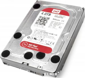 HDD NAS WD Red, 4 TB, 5400 rpm, 256 MB,