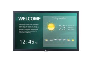 Monitor signage LG, 22", 250nit, 18/7, FHD, panel IPS, E-LED,