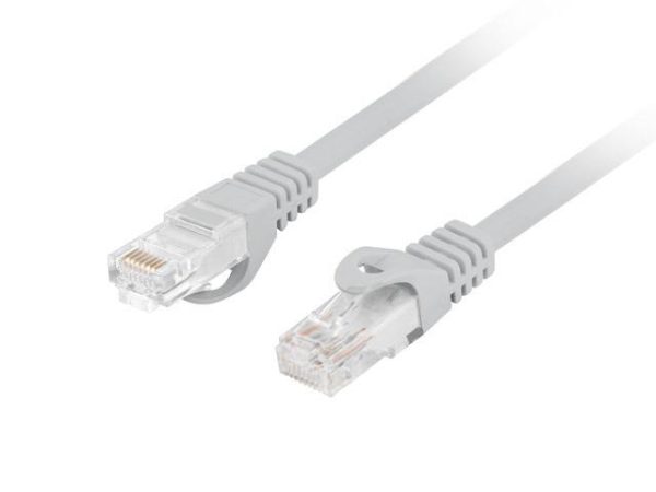 Patch cord Cat.6 UTP LSZH Cu 5 m gri, Fluke