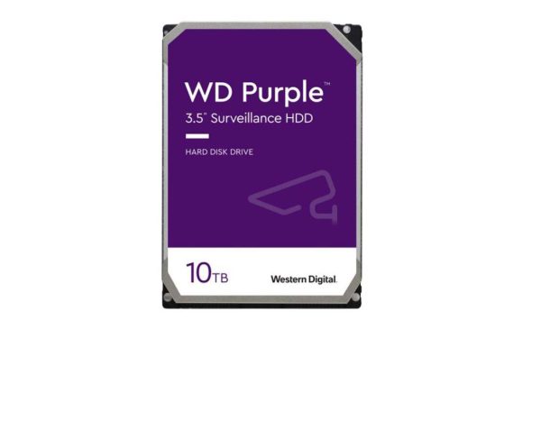 HDD Surveillance WD Purple, 10TB, 5400RPM, 256MB, SATA III