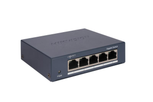 Switch Hikvision DS-3E0505-O: 5 × Gigabit RJ45 ports, 10 Gbps,