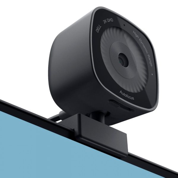 Camera Web Dell WB3023, rezolutie video 2K, USB 2.0, Negru
