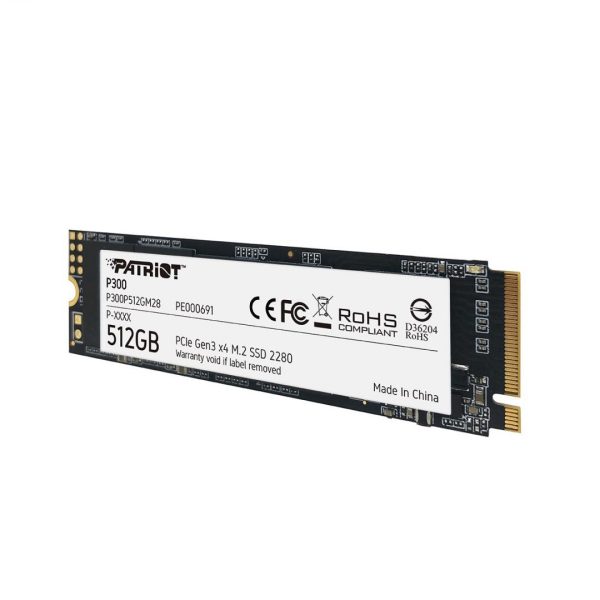 SSD intern Patriot P300, 512 GB, PCI Express 3.0 x4,
