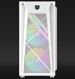 Carcasa AQIRYS BELLATRIX PRO, RGB, Mini Tower, White