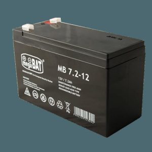 Acumulator VRLA AGM fara intretinere 7Ah 12V. terminal de conexiune