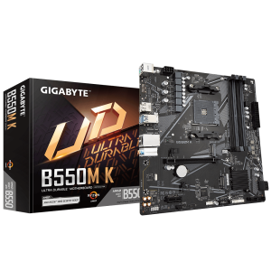 Placa de baza Gigabyte B550M K, Socket AM4, DDR4, Micro-ATX