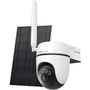 Tapo Solar-Powered Pan/Tilt 4G LTE Security Camera Kit, Senzor CMOS