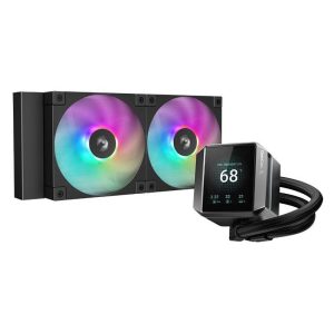 Cooler Procesor DEEPCOOL MYSTIQUE 240 ARGB, Lichid, 12 cm, 2