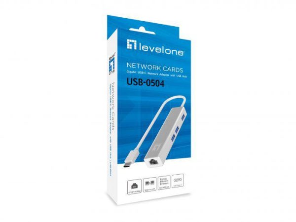 USB Adapter LevelOne USB-0504, Gigabit, Single - Band