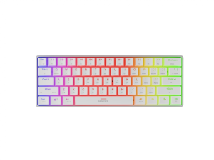 Tastatura Mecanica Gaming Genesis Thor 660 G2, RGB, Wireless, Alb