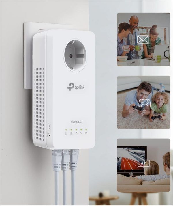 TP-Link Wi-Fi PowerLine, AV1300 Gigabit Passthrough, TL-WPA8631P, Standarde și Protocoale: