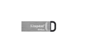 Memorie USB Kingston DataTraveler Kyson 64GB, USB 3.2, Argintiu