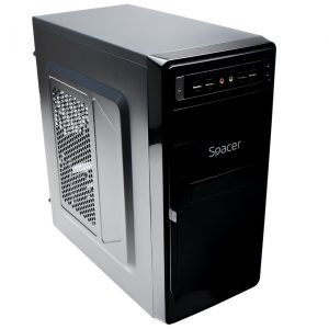 Carcasa SPACER SPC-MOON, Mid Tower, Black