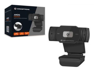 Camera Web Conceptronic AMDIS, rezolutie video Full HD, USB 2.0,