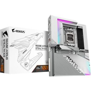 Placa de baza Gigabyte B650E AORUS STEALTH ICE, Socket AM5,