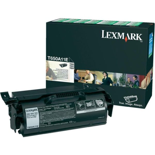 Toner Lexmark T650A11E, Black