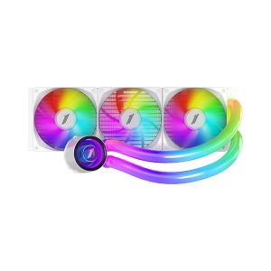 Cooler Procesor 1stPLAYER MT(IS)-360-WH, Lichid, 12 cm, 3 ventilatoare, aRGB