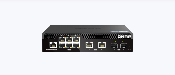 Switch QNAP M2106R CPU Marvell 98DX2528, 6 porturi 2.5Gbps, 2