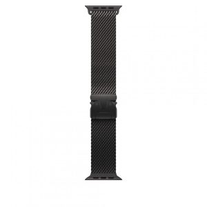 Curea pentru Apple Watch 49mm Black Titanium Milanese Loop -
