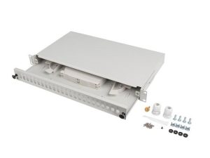 Patch panel fibră rack 19" 1U  24x SC simplex