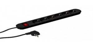 Prelungitor Bachmann SMART 6xCEE7/3 PC, cu intrerupator, lungime cablu 5m,