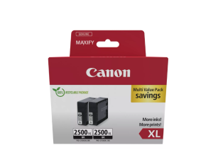 Cartus CANON PGI-2500XL BLACK 2-PACK, Black