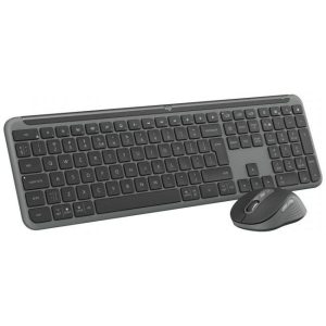 Kit wireless tastatura si mouse Logitech MK950 Signature Slim Combo,