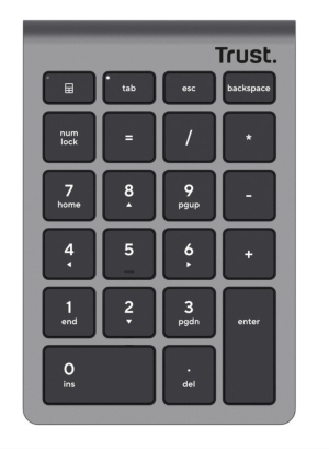 Tastatura Trust Xalax, Wireless, Argintiu