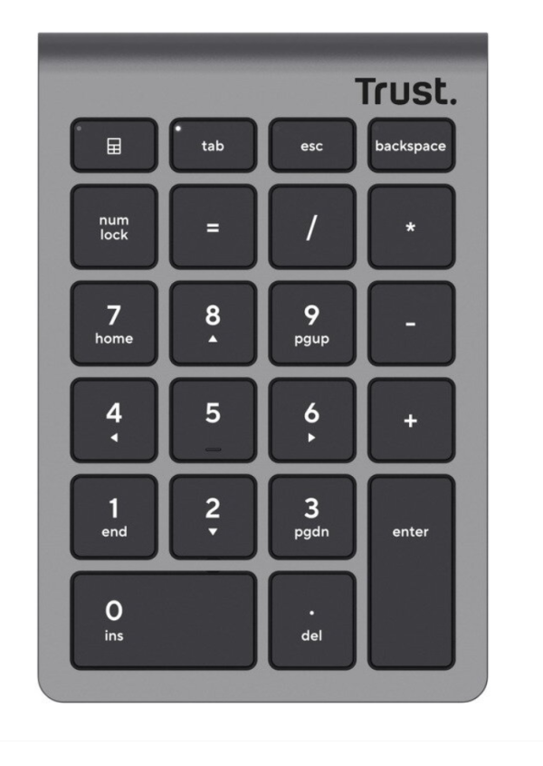Tastatura Trust Xalax, Wireless, Argintiu