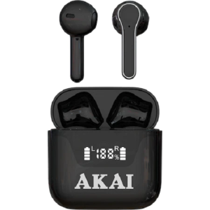 Casti In-ear AKAI BTE-J101, Wireless, Negru
