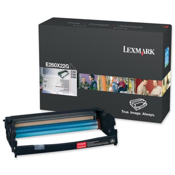 Drum unit LEXMARK E260X22G, Black