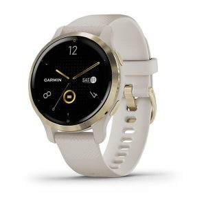 Ceas Smartwatch Garmin Venu 2S, GPS Wi-Fi, Tundra + Champagne