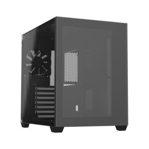 Carcasa FORTRON CMT380, RGB, Mid Tower, Black