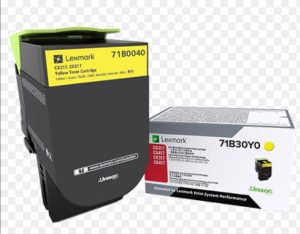 Toner Lexmark 71B0040, Yellow