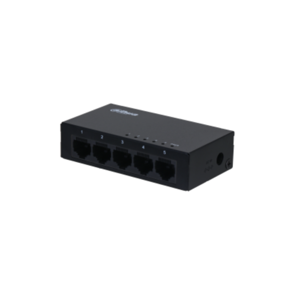Switch Dahua 5 Porturi Unmanaged, Gigabit, PFS3005-5GT-L, Interfata: 5 x