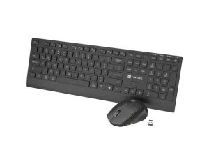 Kit Wireless tastatura si mouse NATEC STINGRAY 2, Negru