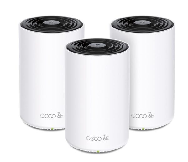 Router wireless TP-LINK Deco XE75, WIFI 6E, Mesh, Tri-Band